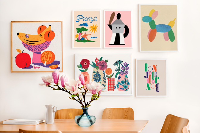 Magazyn Wallbeing Gallery wall